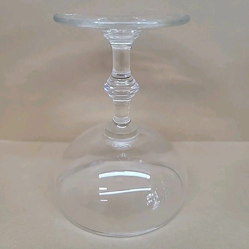 Set of 4 Vtg Libbey Georgian Clear Champagne Sherbet Coupe Glasses 4-3/8